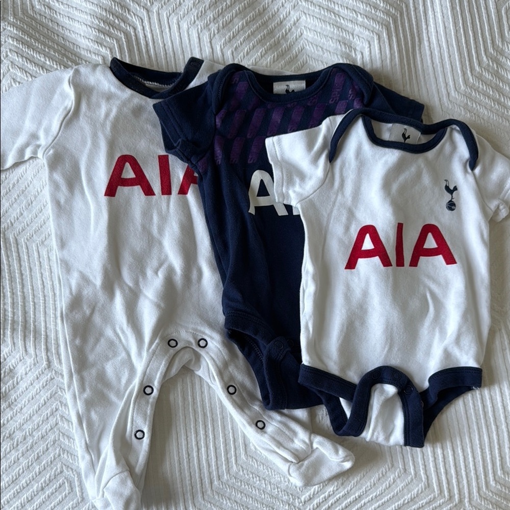 Bundle of 3 Tottenham Hotspur Baby Clothes